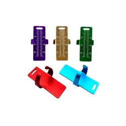 Regla Milimétrica De Dedo De Aluminio